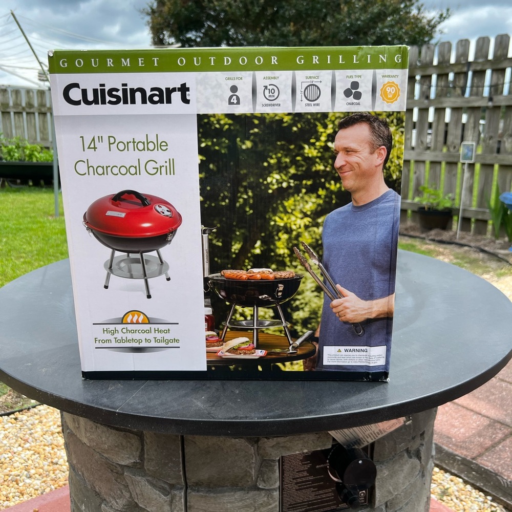 14” Cuisinart Portable Charcoal Grill